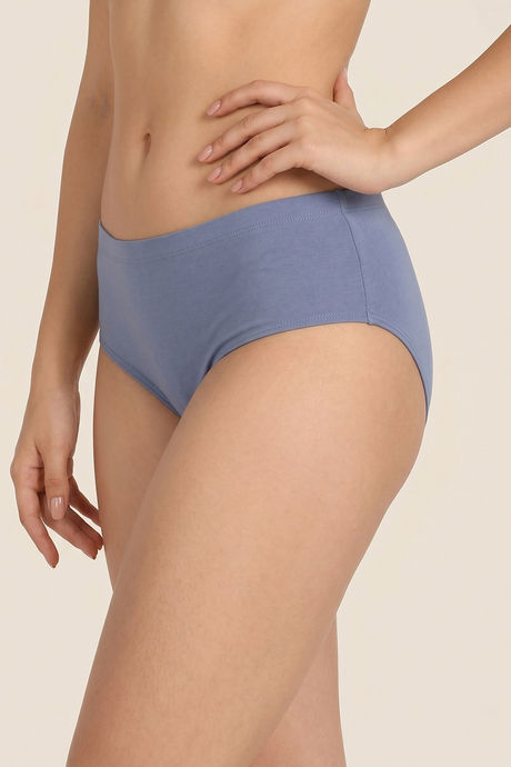Zivame Medium Rise Full Coverage Hipster Panty (Pack of 2) - Multicolor — image 8